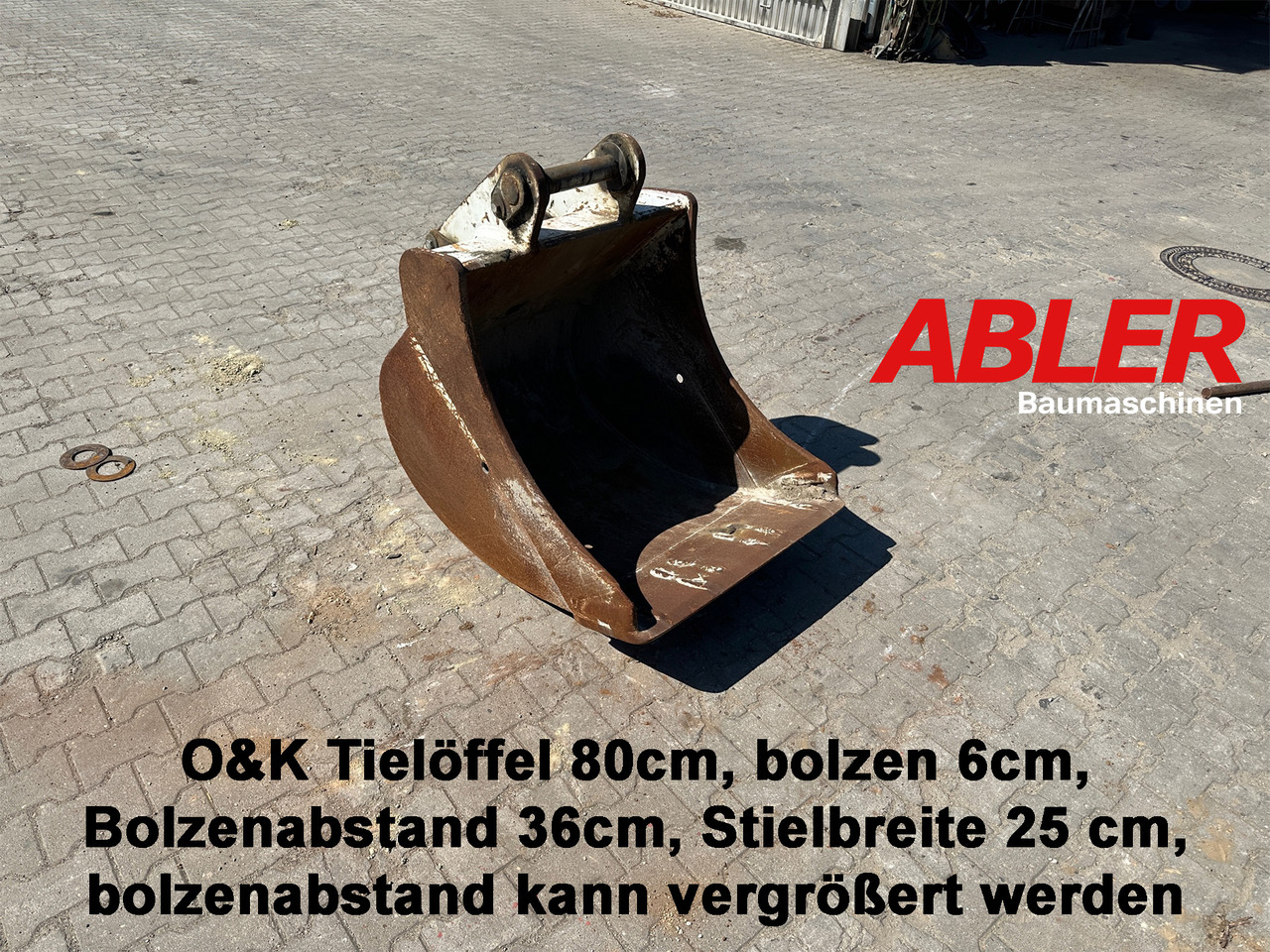 Tieflöffel 80cm O & K - Kovë ekskavatori për Makineri ndërtimi: foto 1 Tieflöffel 80cm O & K - Kovë ekskavatori për Makineri ndërtimi: foto 1
