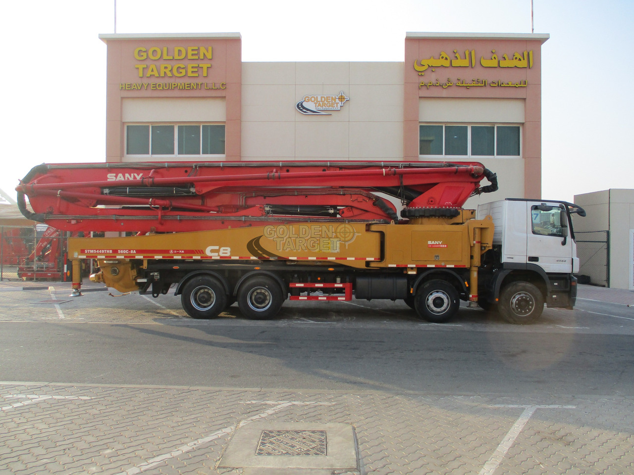 Mercedes ACTROS 4144 8x4 SANY 56m Concrete Pump - Pompë betoni: foto 5 Mercedes ACTROS 4144 8x4 SANY 56m Concrete Pump - Pompë betoni: foto 5