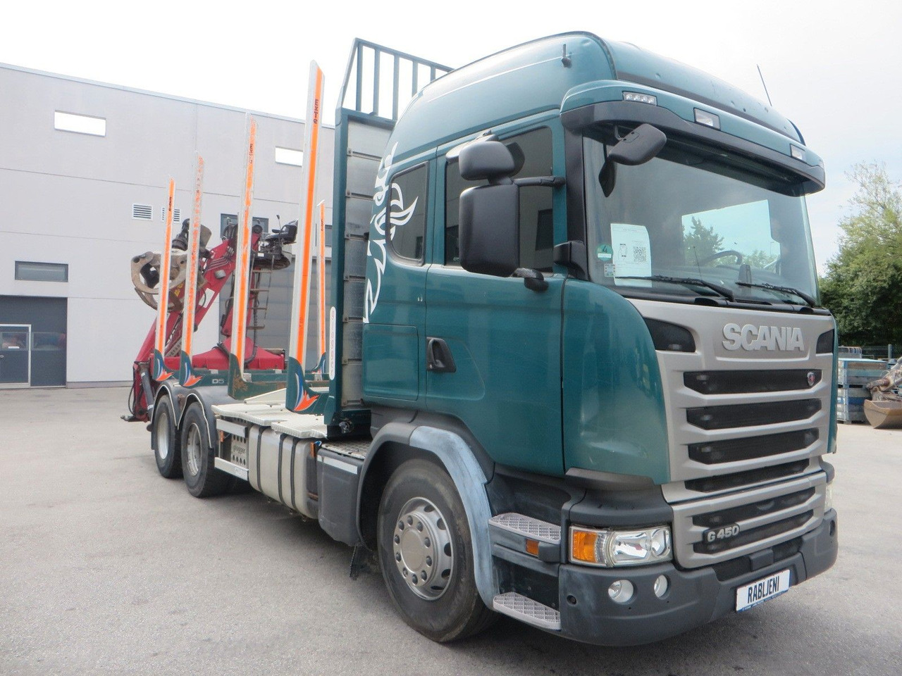 Scania G450 6x4Timber - Kamion për transport druri, Kamion me vinç: foto 2 Scania G450 6x4Timber - Kamion për transport druri, Kamion me vinç: foto 2
