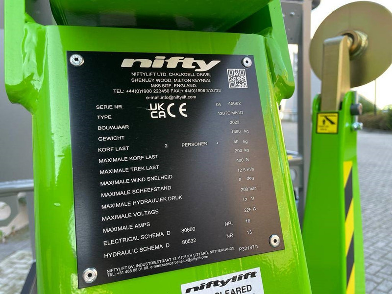 Niftylift 120T - Rimorkio: foto 5 Niftylift 120T - Rimorkio: foto 5