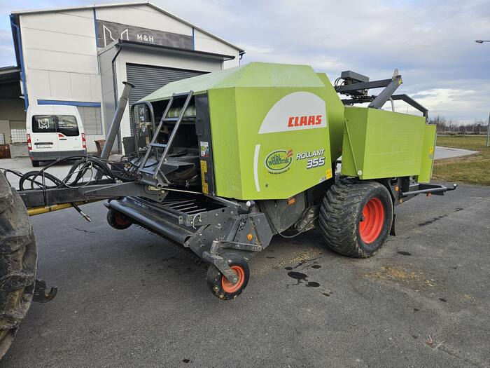 Claas Rollant 355 RC Uniwrap - Dengmbledhëse e rrumbullakët, Mbështjellëse dengjesh: foto 1 Claas Rollant 355 RC Uniwrap - Dengmbledhëse e rrumbullakët, Mbështjellëse dengjesh: foto 1