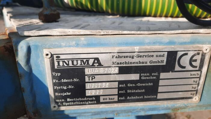 Inuma Aufbauspritze IUAS 2024 - Spërkatës i montuar në traktor: foto 3 Inuma Aufbauspritze IUAS 2024 - Spërkatës i montuar në traktor: foto 3