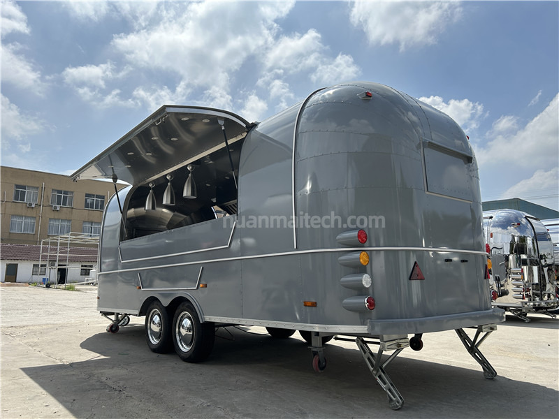 Burger Food Truck Grey Airstream Food Trailer=,Coffee Trailer - Rimorkio shpërndarëse: foto 5 Burger Food Truck Grey Airstream Food Trailer=,Coffee Trailer - Rimorkio shpërndarëse: foto 5