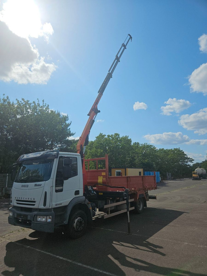 Iveco ML120E22 Pritsche mit Kran Palfinger Funck - Kamion me karroceri të hapur, Kamion me vinç: foto 1 Iveco ML120E22 Pritsche mit Kran Palfinger Funck - Kamion me karroceri të hapur, Kamion me vinç: foto 1