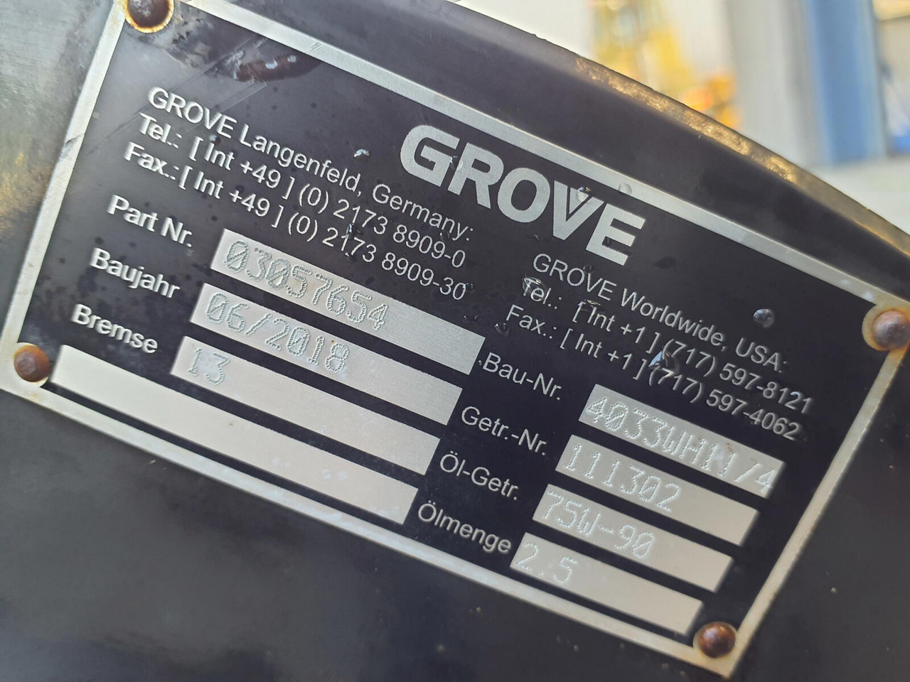 Grove GMK 4090 Main hoist - Çikrik për Vinç: foto 5 Grove GMK 4090 Main hoist - Çikrik për Vinç: foto 5