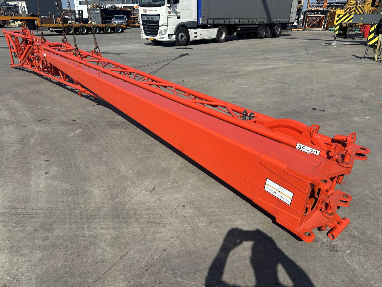 Liebherr LTM 1100-5.3 mechanical jib 9,5 - 16 meter - Vinç me krah: foto 4 Liebherr LTM 1100-5.3 mechanical jib 9,5 - 16 meter - Vinç me krah: foto 4