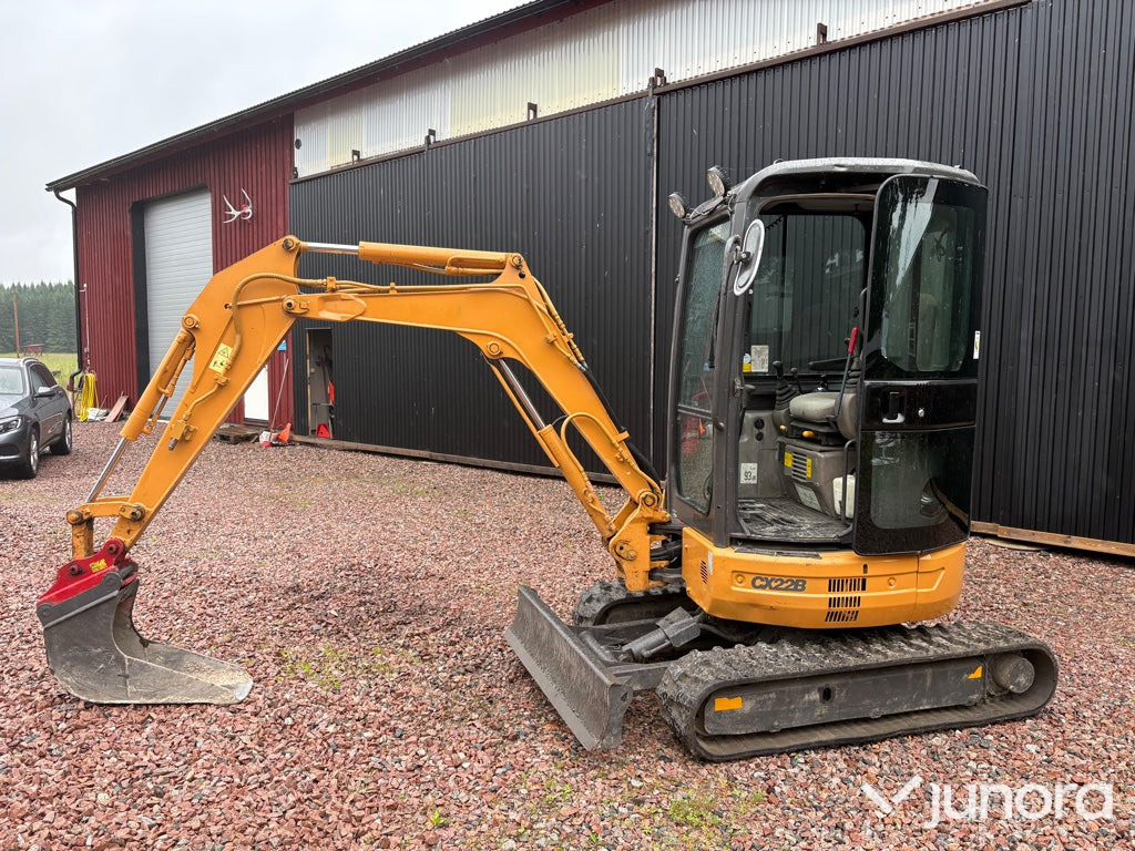 Grävmaskin - Case CX22B - Miniekskavator: foto 3 Grävmaskin - Case CX22B - Miniekskavator: foto 3