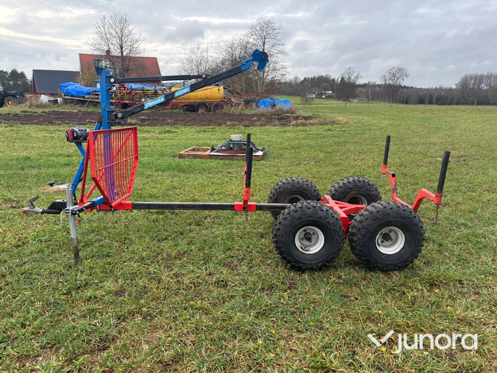 Skogsvagn ATV - Ytterocke, Med kran - Rimorkio pylltarie: foto 2 Skogsvagn ATV - Ytterocke, Med kran - Rimorkio pylltarie: foto 2