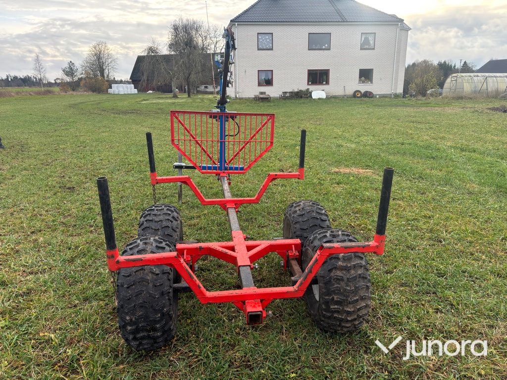 Skogsvagn ATV - Ytterocke, Med kran - Rimorkio pylltarie: foto 4 Skogsvagn ATV - Ytterocke, Med kran - Rimorkio pylltarie: foto 4