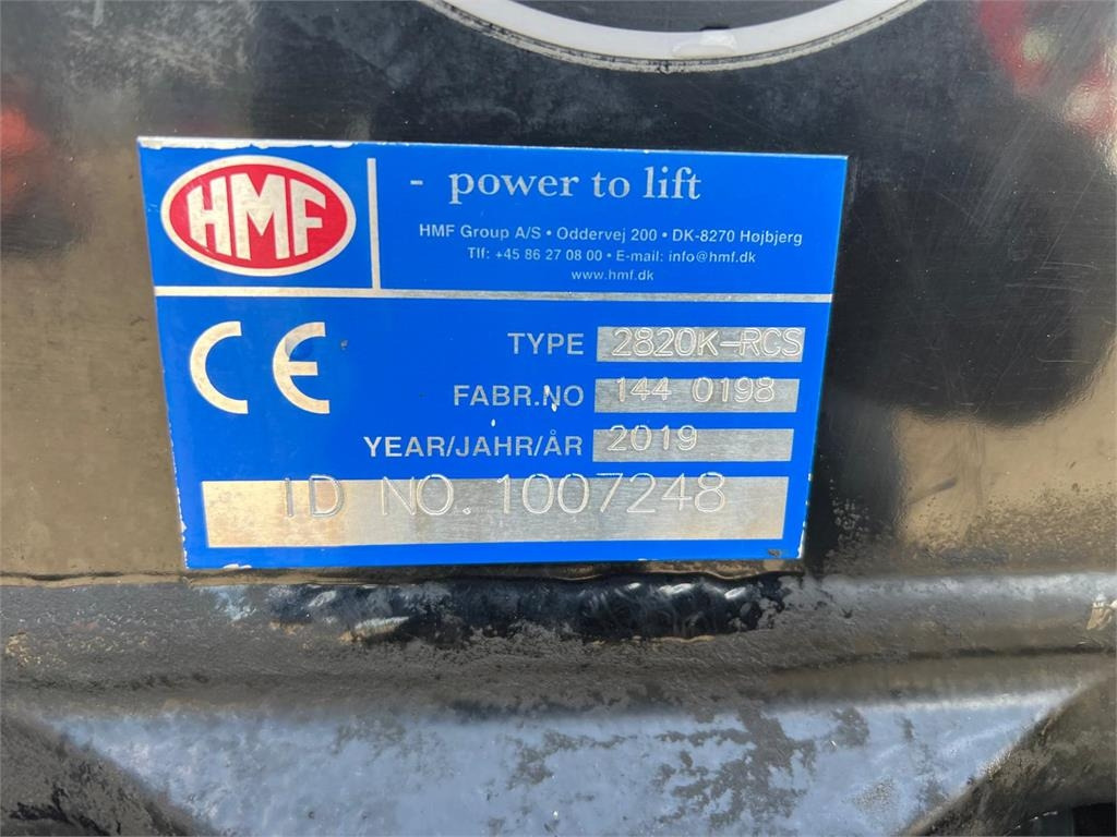 HMF 2820K5 RCS - Vinç për kamion për Kamioni: foto 3 HMF 2820K5 RCS - Vinç për kamion për Kamioni: foto 3