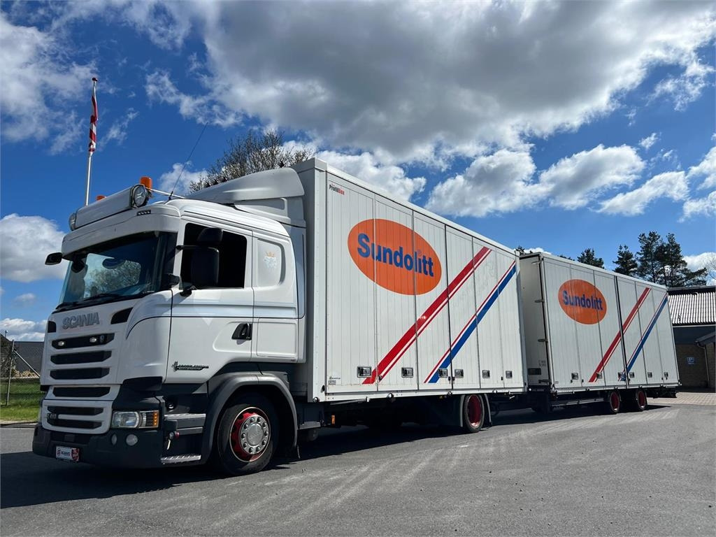 Scania R410 DB 4x2 MLB + tandem trailer 121m3 - Kamion vagonetë: foto 2 Scania R410 DB 4x2 MLB + tandem trailer 121m3 - Kamion vagonetë: foto 2