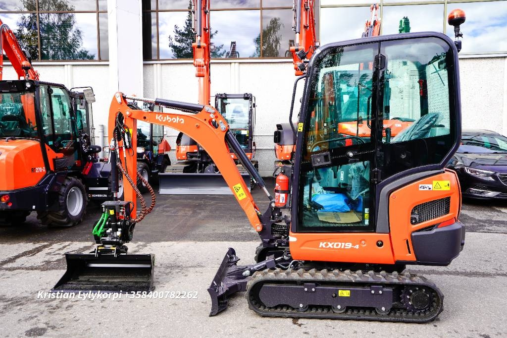 Kubota KX019-4 UUSI! TAKUU! PYÖRITTÄJÄLLÄ  - Miniekskavator: foto 1 Kubota KX019-4 UUSI! TAKUU! PYÖRITTÄJÄLLÄ  - Miniekskavator: foto 1