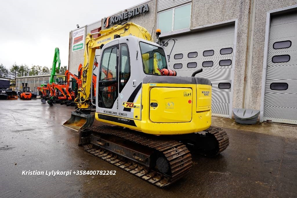 New Holland E70BSR ENGCON PIHDEILLÄ - Miniekskavator: foto 2 New Holland E70BSR ENGCON PIHDEILLÄ - Miniekskavator: foto 2