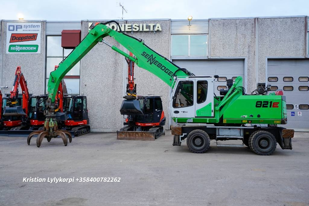 Sennebogen 821E SIPULIKOURA  - Ekskavator për mbetje: foto 1 Sennebogen 821E SIPULIKOURA  - Ekskavator për mbetje: foto 1