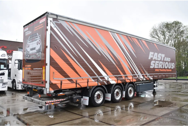Fruehauf SLIDING CURTAINS/ROOF - TOPLIFT SYSTEM - LIFT AXLE - STEERING AXLE - SAF AXLES - ALCOA'S - DHOLLANDIA - TOP CONDITION - - Gjysmë rimorkio me tendë: foto 2 Fruehauf SLIDING CURTAINS/ROOF - TOPLIFT SYSTEM - LIFT AXLE - STEERING AXLE - SAF AXLES - ALCOA'S - DHOLLANDIA - TOP CONDITION - - Gjysmë rimorkio me tendë: foto 2