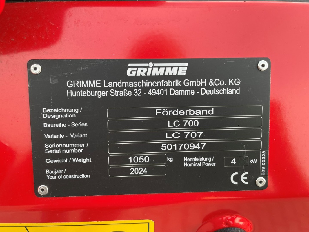 Grimme LC 707 - Rental - Pajisje të magazinimit: foto 2 Grimme LC 707 - Rental - Pajisje të magazinimit: foto 2