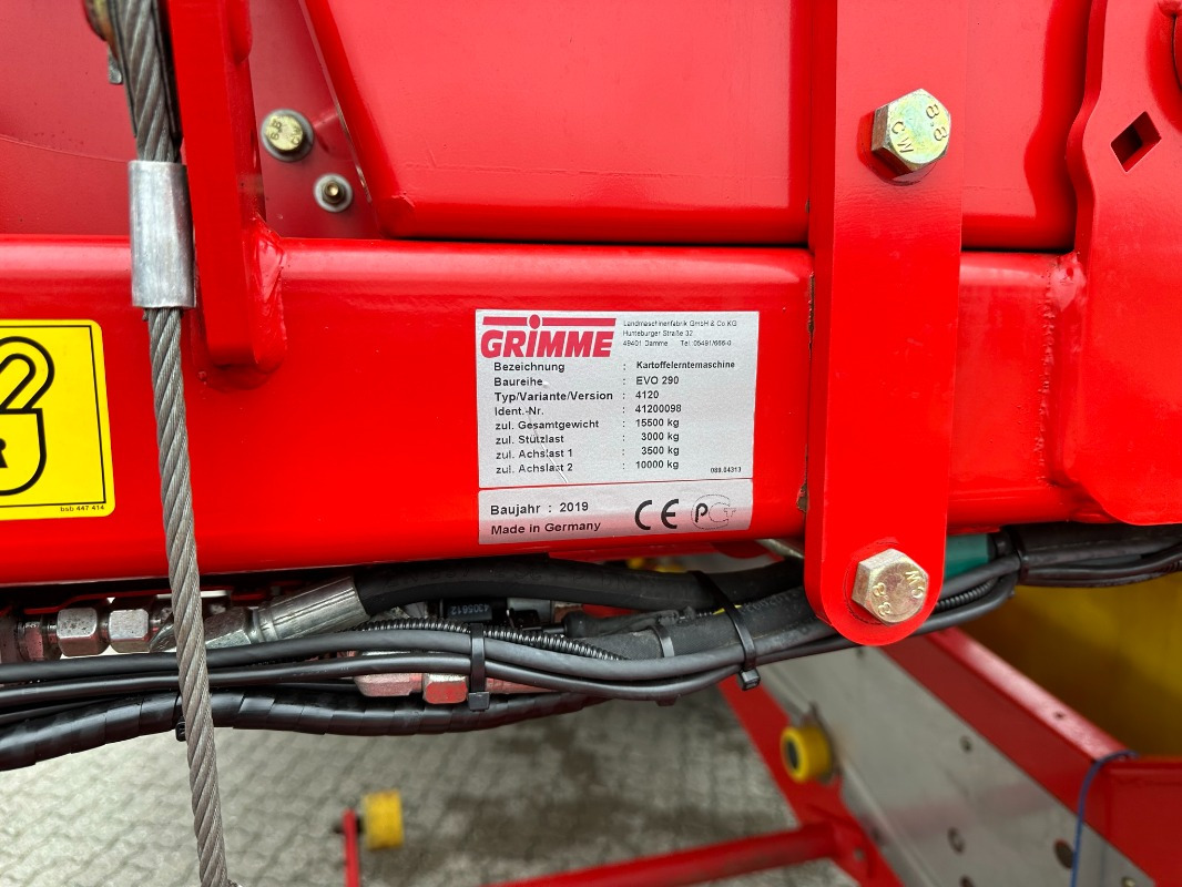 Grimme EVO 290 ClodSep - Makinë korrëse: foto 2 Grimme EVO 290 ClodSep - Makinë korrëse: foto 2