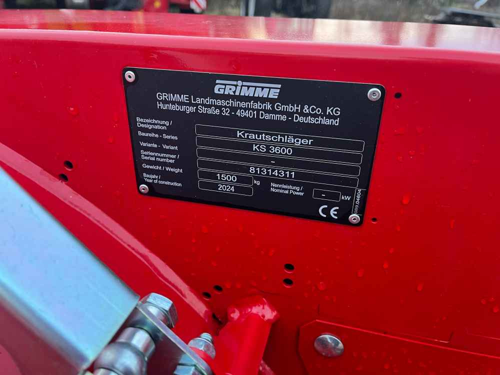 Grimme KS 3600 - Makinë korrëse: foto 2 Grimme KS 3600 - Makinë korrëse: foto 2