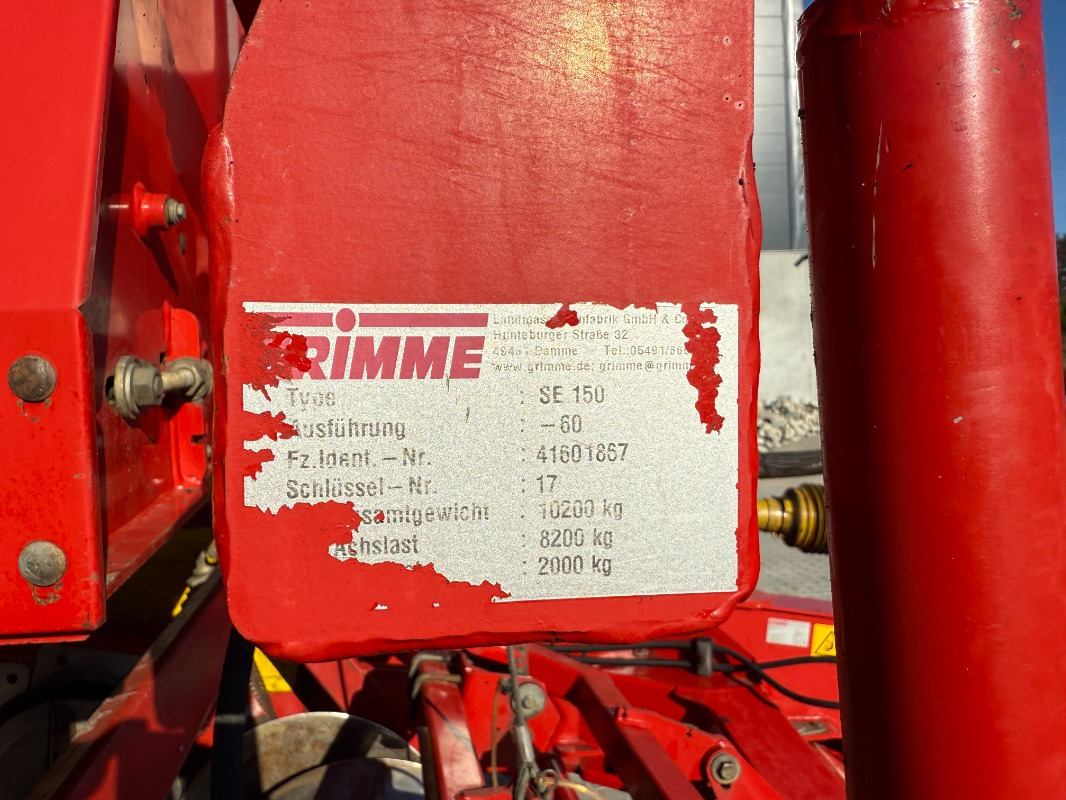 Grimme SE-150-60-NB - Makinë për nxjerrjen e patateve: foto 2 Grimme SE-150-60-NB - Makinë për nxjerrjen e patateve: foto 2