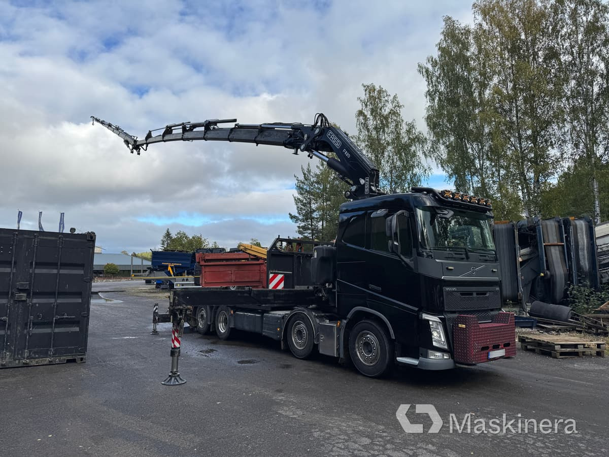 Bodbil Volvo FH 82F med Fassi F820 kran & jib - Kamion me karroceri të hapur, Kamion me vinç: foto 3 Bodbil Volvo FH 82F med Fassi F820 kran & jib - Kamion me karroceri të hapur, Kamion me vinç: foto 3