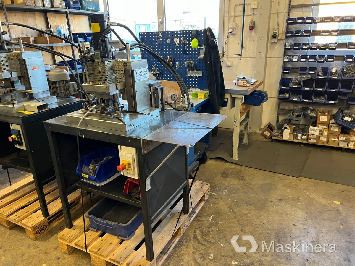 Hydraulisk press Santas Mekaniska DS88 - Makinë për përpunimin e metalit: foto 2 Hydraulisk press Santas Mekaniska DS88 - Makinë për përpunimin e metalit: foto 2