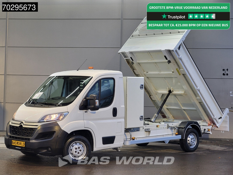 Citroën Jumper 110pk Kipper met Kist Trekhaak Euro6 Tipper Benne Kieper Trekhaak - Kamioncine vetëshkarkuese: foto 1 Citroën Jumper 110pk Kipper met Kist Trekhaak Euro6 Tipper Benne Kieper Trekhaak - Kamioncine vetëshkarkuese: foto 1