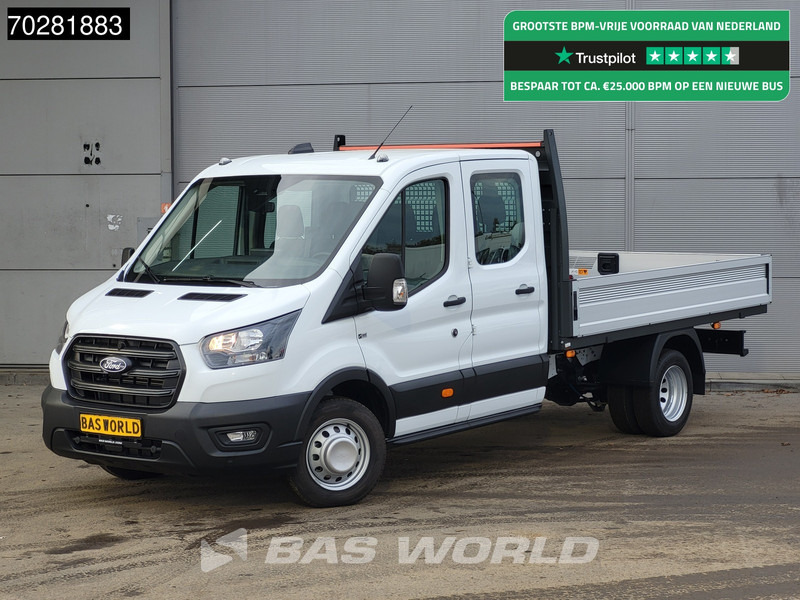Ford Transit 165pk Automaat Dubbel Cabine Open Laadbak 3,5t Trekhaak Dubbellucht 165PK Airco Cruise Camera Parkeersensoren Euro6 Pritsche Pic - Kamioncine me karroceri: foto 1 Ford Transit 165pk Automaat Dubbel Cabine Open Laadbak 3,5t Trekhaak Dubbellucht 165PK Airco Cruise Camera Parkeersensoren Euro6 Pritsche Pic - Kamioncine me karroceri: foto 1