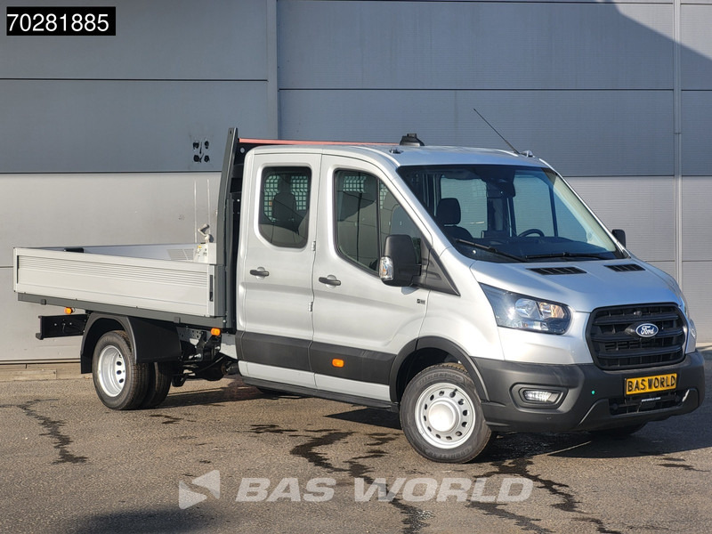 Ford Transit 170pk Automaat Dubbel Cabine 3500kg Trekhaak Open Laadbak Pritsche SYNC4 scherm CarPlay Camera Pickup Airco Trekhaak Cruise cont - Kamioncine me karroceri: foto 3 Ford Transit 170pk Automaat Dubbel Cabine 3500kg Trekhaak Open Laadbak Pritsche SYNC4 scherm CarPlay Camera Pickup Airco Trekhaak Cruise cont - Kamioncine me karroceri: foto 3