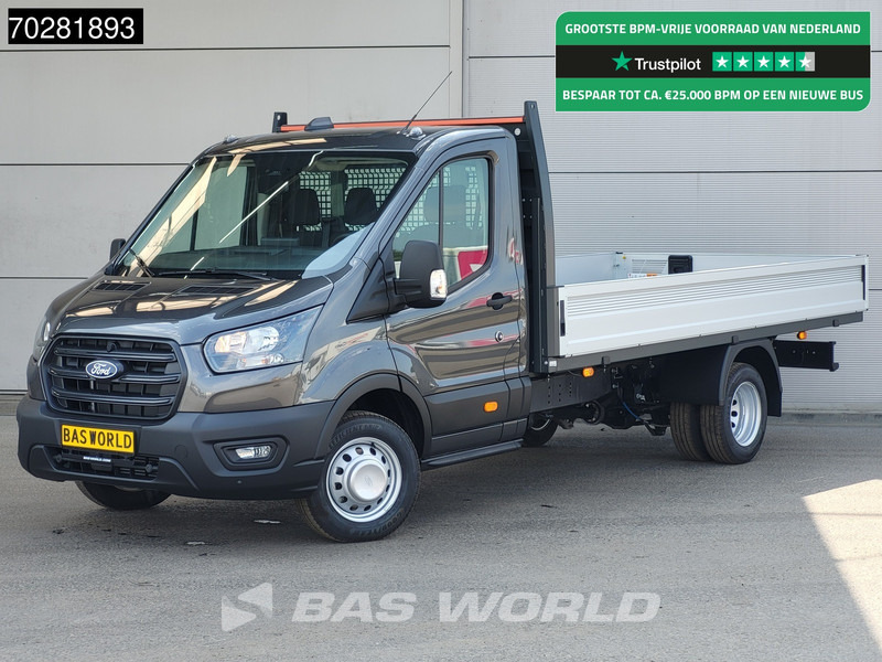 Ford Transit 170pk Open Laadbak Dubbellucht 3,5t Trekhaak Airco Cruise Camera Euro6 Pritsche Pickup Open Box Airco Trekhaak Cruise control - Kamioncine me karroceri: foto 1 Ford Transit 170pk Open Laadbak Dubbellucht 3,5t Trekhaak Airco Cruise Camera Euro6 Pritsche Pickup Open Box Airco Trekhaak Cruise control - Kamioncine me karroceri: foto 1