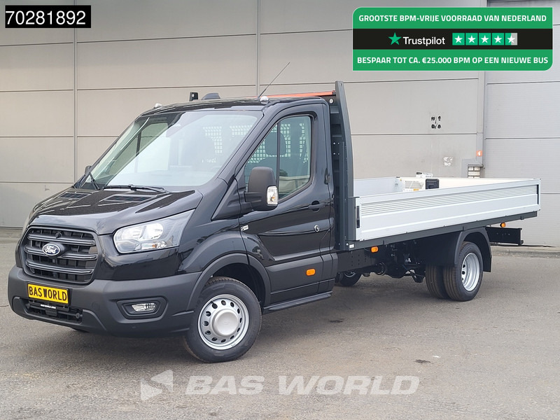 Ford Transit 170pk Open Laadbak Dubbellucht 3,5t Trekhaak Airco Cruise Camera SYNC4 scherm Euro6 Pritsche Pickup Open Box Airco Trekhaak Crui - Kamioncine me karroceri: foto 1 Ford Transit 170pk Open Laadbak Dubbellucht 3,5t Trekhaak Airco Cruise Camera SYNC4 scherm Euro6 Pritsche Pickup Open Box Airco Trekhaak Crui - Kamioncine me karroceri: foto 1