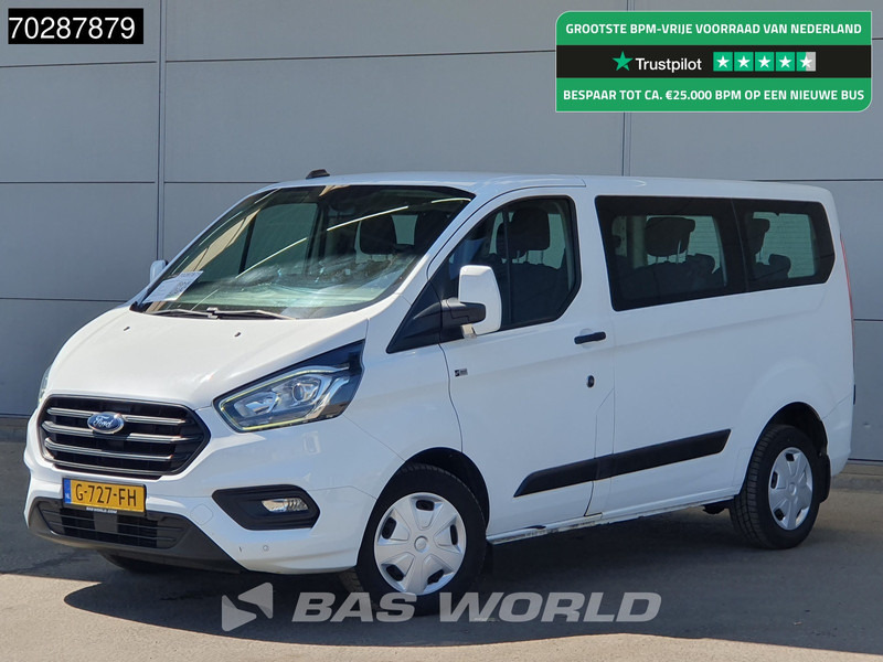 Ford Transit Custom 105pk Personenvervoer Incl.BPM/Ex. BTW 9-Persoons Airco Cruise LED Parkeersensoren Taxi Passenger Transport Kombi Tourer Euro6 L - Minibus, Furgon pasagjerësh: foto 1 Ford Transit Custom 105pk Personenvervoer Incl.BPM/Ex. BTW 9-Persoons Airco Cruise LED Parkeersensoren Taxi Passenger Transport Kombi Tourer Euro6 L - Minibus, Furgon pasagjerësh: foto 1