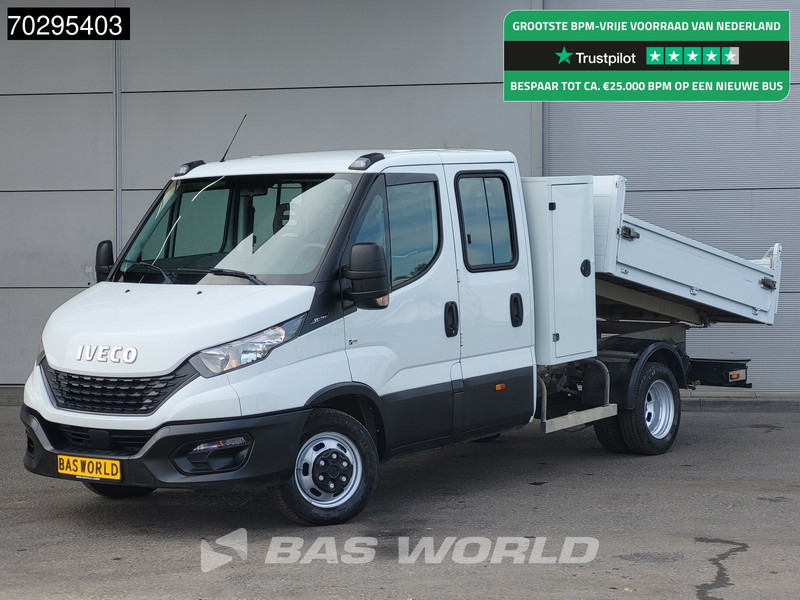 Iveco Daily 35C14 Kipper met Kist Dubbel Cabine Dubbellucht 3,5t Trekhaak Airco Cruise Euro6 Kieper Tipper Benne 2m3 Airco Trekhaak Cruise c - Kamioncine vetëshkarkuese: foto 1 Iveco Daily 35C14 Kipper met Kist Dubbel Cabine Dubbellucht 3,5t Trekhaak Airco Cruise Euro6 Kieper Tipper Benne 2m3 Airco Trekhaak Cruise c - Kamioncine vetëshkarkuese: foto 1