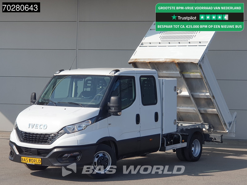 Iveco Daily 35C14 Kipper met Kist Dubbel Cabine Dubbellucht 3,5t Trekhaak Airco Cruise Euro6 Tipper Benne Kieper 2m3 Airco Trekhaak Cruise c - Kamioncine vetëshkarkuese: foto 1 Iveco Daily 35C14 Kipper met Kist Dubbel Cabine Dubbellucht 3,5t Trekhaak Airco Cruise Euro6 Tipper Benne Kieper 2m3 Airco Trekhaak Cruise c - Kamioncine vetëshkarkuese: foto 1