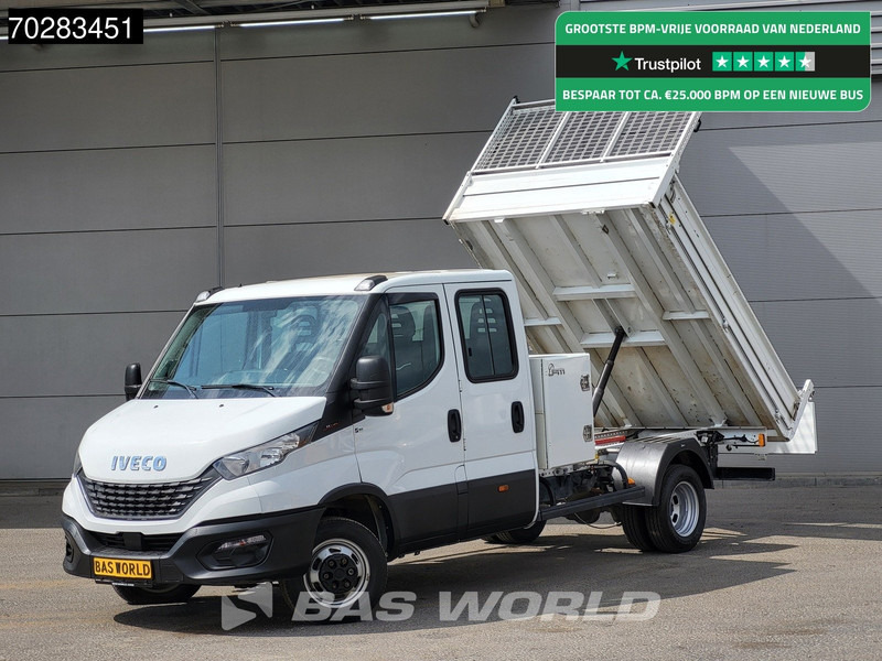 Iveco Daily 35C16 3.0L Kipper met Kist Dubbel Cabine Dubbellucht 3,5t Trekhaak Airco Cruise Euro6 Kieper Tipper Benne Airco Trekhaak Cruise - Kamioncine vetëshkarkuese: foto 1 Iveco Daily 35C16 3.0L Kipper met Kist Dubbel Cabine Dubbellucht 3,5t Trekhaak Airco Cruise Euro6 Kieper Tipper Benne Airco Trekhaak Cruise - Kamioncine vetëshkarkuese: foto 1