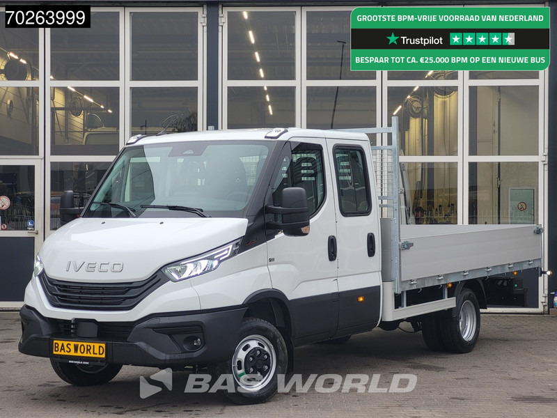 Iveco Daily 35C18 3.0 180PK Nwe model 2025 NL Open laadbak Dubbel Cabine Navi Camera Cruise LED 3,5T Trekvermogen Pritsche Pickup 3m3 Airco - Kamioncine me karroceri: foto 1 Iveco Daily 35C18 3.0 180PK Nwe model 2025 NL Open laadbak Dubbel Cabine Navi Camera Cruise LED 3,5T Trekvermogen Pritsche Pickup 3m3 Airco - Kamioncine me karroceri: foto 1