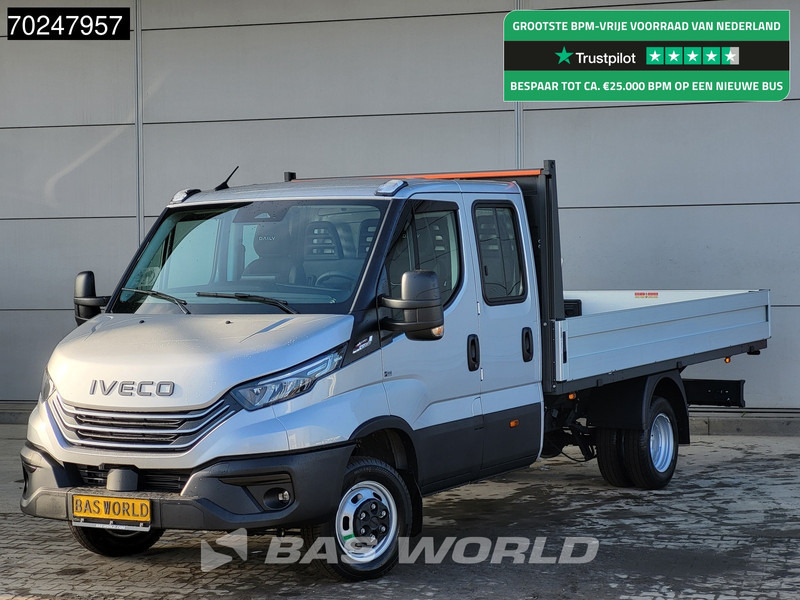 Iveco Daily 35C18 3.0L Automaat 180PK Dubbel Cabine Open Laadbak 2025-Model Dubbellucht 3,5t Trekvermogen ACC LED Navi Euro6 Pritsche Pickup - Kamioncine me karroceri: foto 1 Iveco Daily 35C18 3.0L Automaat 180PK Dubbel Cabine Open Laadbak 2025-Model Dubbellucht 3,5t Trekvermogen ACC LED Navi Euro6 Pritsche Pickup - Kamioncine me karroceri: foto 1