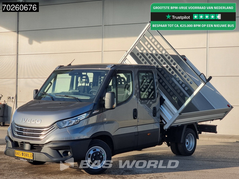 Iveco Daily 35C21 3 zijdige Kipper Dubbel Cabine 210PK 3.0L Dubbellucht Airco Cruise LED Camera Tipper Benne Kieper 2m3 Airco - Kamioncine vetëshkarkuese: foto 1 Iveco Daily 35C21 3 zijdige Kipper Dubbel Cabine 210PK 3.0L Dubbellucht Airco Cruise LED Camera Tipper Benne Kieper 2m3 Airco - Kamioncine vetëshkarkuese: foto 1