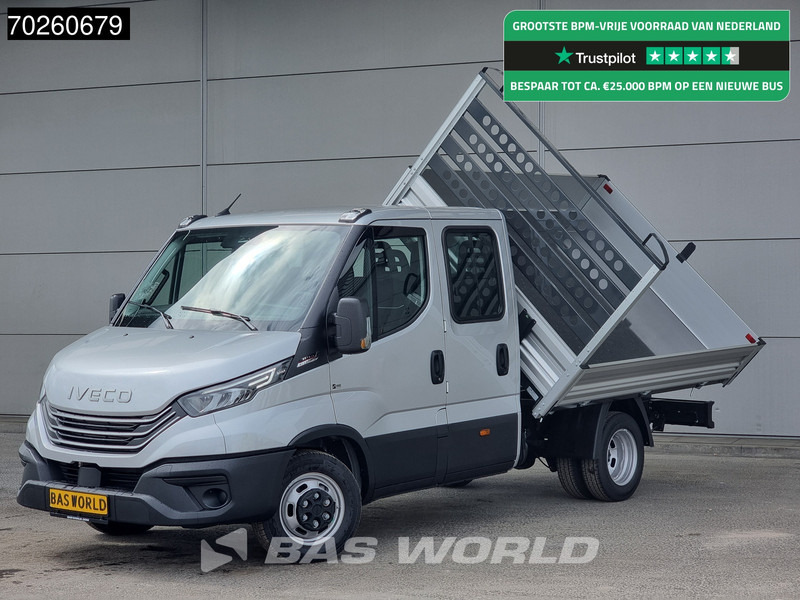Iveco Daily 35C21 3 zijdige Kipper Dubbel Cabine 210PK 3.0L Dubbellucht Airco Cruise LED Camera Tipper Benne Kieper 2m3 Airco - Kamioncine vetëshkarkuese: foto 1 Iveco Daily 35C21 3 zijdige Kipper Dubbel Cabine 210PK 3.0L Dubbellucht Airco Cruise LED Camera Tipper Benne Kieper 2m3 Airco - Kamioncine vetëshkarkuese: foto 1