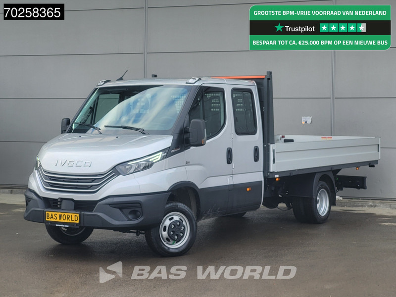 Iveco Daily 35C21 Automaat 2025model Open laadbak Dubbel Cabine CarPlay ACC LED 3,5T Trekvermogen Pritsche Pickup Airco Dubbel cabine - Kamioncine me karroceri: foto 1 Iveco Daily 35C21 Automaat 2025model Open laadbak Dubbel Cabine CarPlay ACC LED 3,5T Trekvermogen Pritsche Pickup Airco Dubbel cabine - Kamioncine me karroceri: foto 1