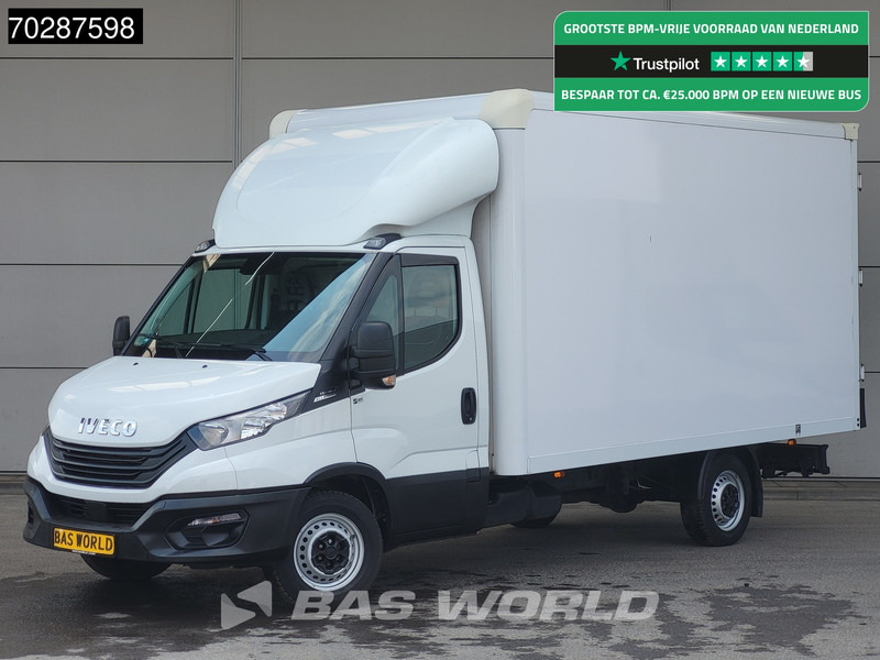 Kamioncine me kontinier Iveco Daily 35S16 Automaat Bakwagen Achterdeuren 160PK Airco Camera Euro6 Meubelbak Koffer 21m3 Airco: foto 1