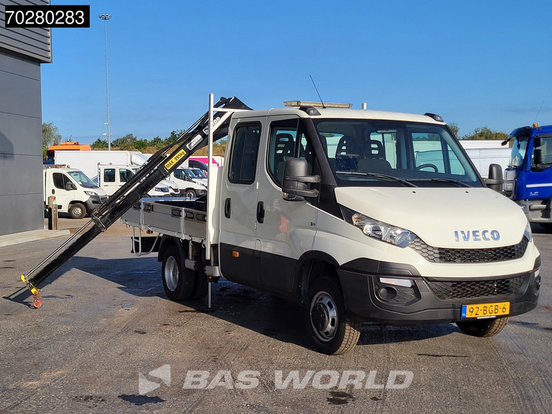 Iveco Daily 50C17 3,0L Automaat HIAB 017T-2 DC Open laadbak Kraan Dubbellucht Airco Euro6 Pickup Crane Kraanwagen Pritsche Airco Dubbel cabi - Kamioncine me karroceri: foto 3 Iveco Daily 50C17 3,0L Automaat HIAB 017T-2 DC Open laadbak Kraan Dubbellucht Airco Euro6 Pickup Crane Kraanwagen Pritsche Airco Dubbel cabi - Kamioncine me karroceri: foto 3