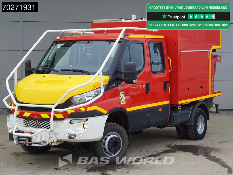 Iveco Daily 70C17 4x4 Achleitner Firetruck Brandweerwagen AWD Allrad Camper 1200liter Airco Dubbel cabine Trekhaak Cruise control - Ambulancë: foto 1 Iveco Daily 70C17 4x4 Achleitner Firetruck Brandweerwagen AWD Allrad Camper 1200liter Airco Dubbel cabine Trekhaak Cruise control - Ambulancë: foto 1