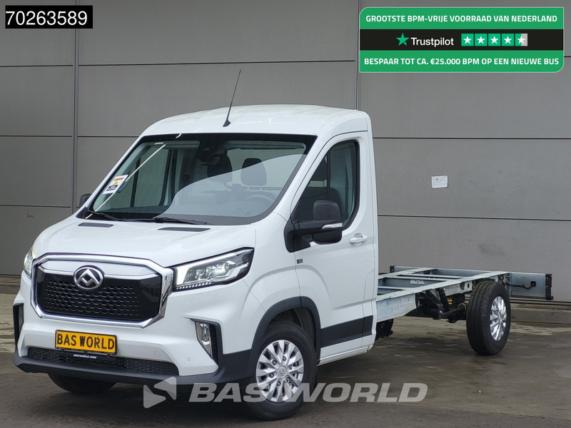 Maxus eDeliver 9 204PK 65kWh Elektrisch 140km WLTP Automaat Chassis Cabine L4 400cm WB Fahrgestell Airco - Kamioncine, Furgon elektrik: foto 1 Maxus eDeliver 9 204PK 65kWh Elektrisch 140km WLTP Automaat Chassis Cabine L4 400cm WB Fahrgestell Airco - Kamioncine, Furgon elektrik: foto 1