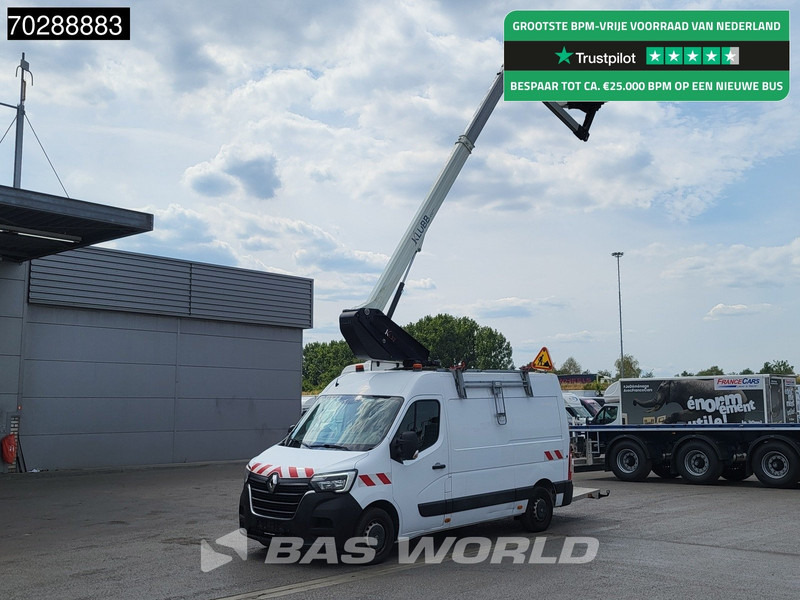 Renault Master 145PK Hoogwerker 11m Werkhoogte Trekhaak LED Euro6 Nacelle Arbeitsbühne 1Personen Trekhaak - Kamioncine: foto 1 Renault Master 145PK Hoogwerker 11m Werkhoogte Trekhaak LED Euro6 Nacelle Arbeitsbühne 1Personen Trekhaak - Kamioncine: foto 1
