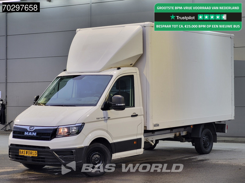 MAN TGE 3.140 Bakwagen Achterdeuren Airco Cruise Camera Euro6 Meubelbak Koffer Airco Cruise control - Kamioncine me kontinier: foto 1 MAN TGE 3.140 Bakwagen Achterdeuren Airco Cruise Camera Euro6 Meubelbak Koffer Airco Cruise control - Kamioncine me kontinier: foto 1