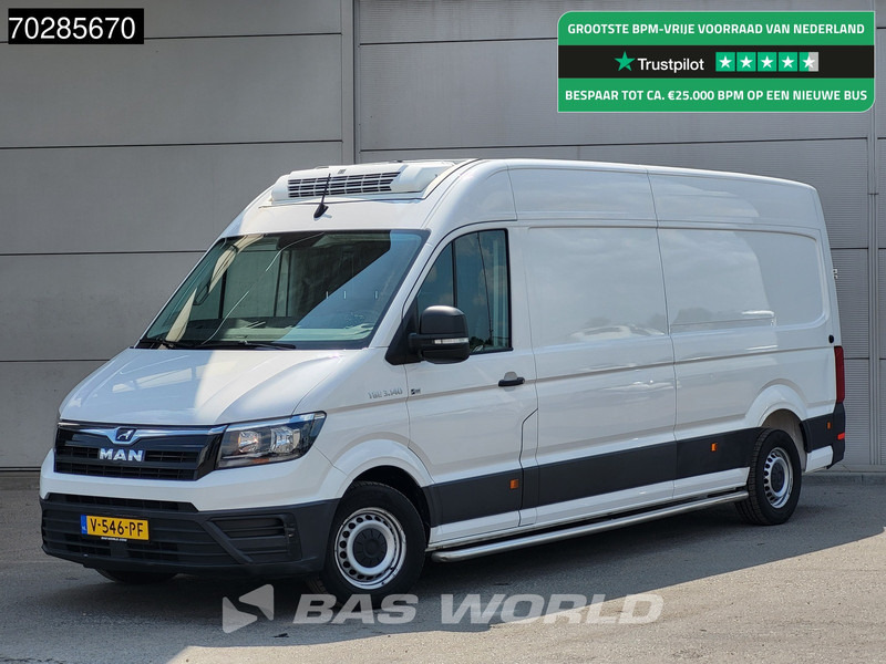 MAN TGE 3.140 Bi Temp Koelwagen Vriezer Themo King V-300 MAX Airco Euro6 Koel Koeler Vries Kühler Kühl Kühlwagen Frigo 12m3 Airco Cruise contr - Furgon frigorifer: foto 1 MAN TGE 3.140 Bi Temp Koelwagen Vriezer Themo King V-300 MAX Airco Euro6 Koel Koeler Vries Kühler Kühl Kühlwagen Frigo 12m3 Airco Cruise contr - Furgon frigorifer: foto 1