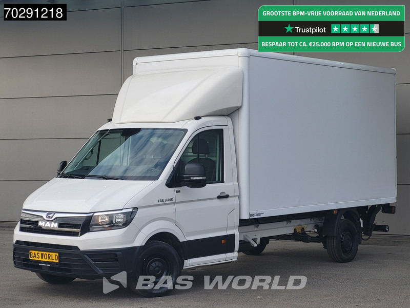 MAN TGE 3.140 Laadklep Automaat Bakwagen Airco Cruise Camera Euro6 Meubelbak Koffer 20m3 Airco Cruise control - Kamioncine me kontinier: foto 1 MAN TGE 3.140 Laadklep Automaat Bakwagen Airco Cruise Camera Euro6 Meubelbak Koffer 20m3 Airco Cruise control - Kamioncine me kontinier: foto 1