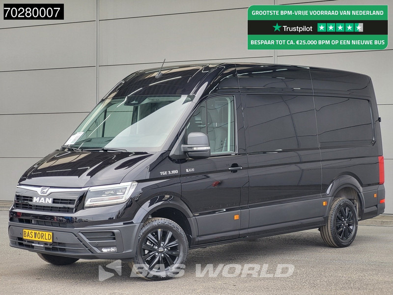 MAN TGE 3.180 4x4 Automaat 2025 Facelift L3H3 LED ACC Navi Airco Cruise Camera Parkeersensoren L2H2 Allrad 4WD 12m3 Airco - Furgon: foto 1 MAN TGE 3.180 4x4 Automaat 2025 Facelift L3H3 LED ACC Navi Airco Cruise Camera Parkeersensoren L2H2 Allrad 4WD 12m3 Airco - Furgon: foto 1