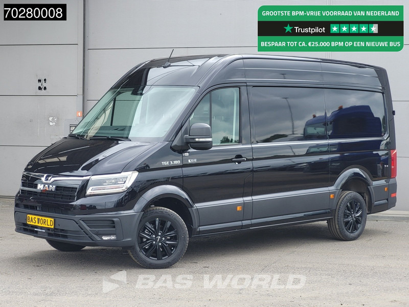 MAN TGE 3.180 4x4 Automaat 2025 Facelift L3H3 LED ACC Navi Airco Cruise Camera Parkeersensoren L2H2 Allrad 4WD 12m3 Airco - Furgon: foto 1 MAN TGE 3.180 4x4 Automaat 2025 Facelift L3H3 LED ACC Navi Airco Cruise Camera Parkeersensoren L2H2 Allrad 4WD 12m3 Airco - Furgon: foto 1