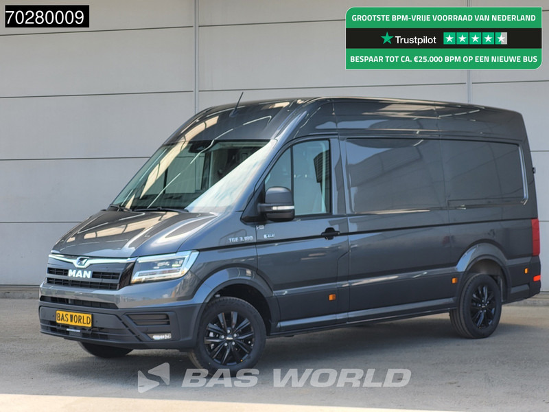 MAN TGE 3.180 4x4 Automaat L3H3 LED ACC Navi Airco Cruise Camera Parkeersensoren L2H2 Allrad 4WD 12m3 Airco - Furgon: foto 1 MAN TGE 3.180 4x4 Automaat L3H3 LED ACC Navi Airco Cruise Camera Parkeersensoren L2H2 Allrad 4WD 12m3 Airco - Furgon: foto 1